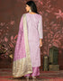 stylish purple cotton designer party wear heavy salwar suit collection with purple santoon 13598-acy3657 Close-up View